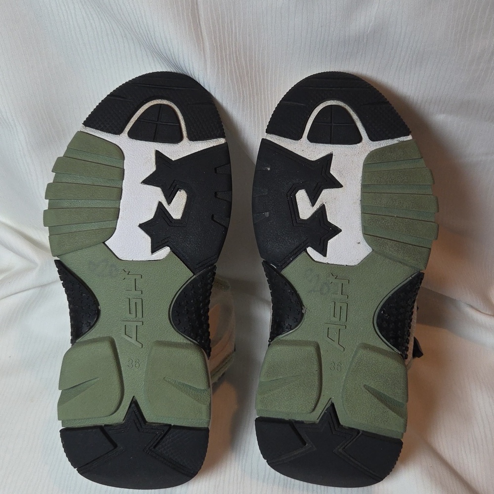 ASH SANDAL Green and Cream - Picture 5 of 10